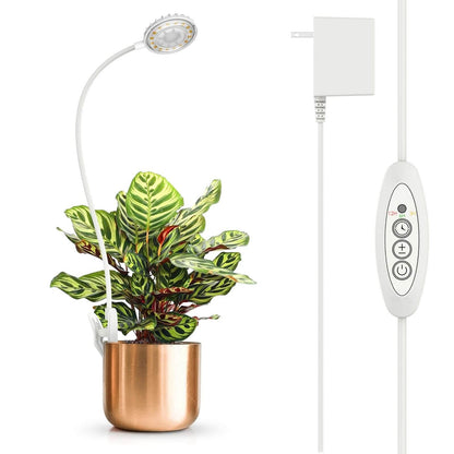 LED Grow Light, 10W, Pot Clip, Full Spectrum Indoor Plant