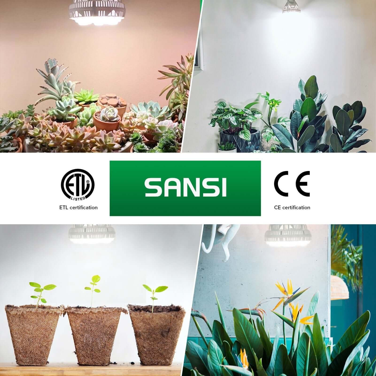 BR30 24W Full Spectrum E26 LED Grow Light
