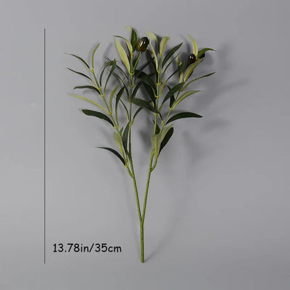 Faux Olive Tree Lifelike Branches Decor