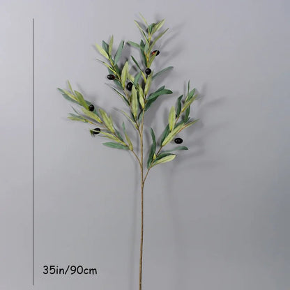 Faux Olive Tree Lifelike Branches Decor