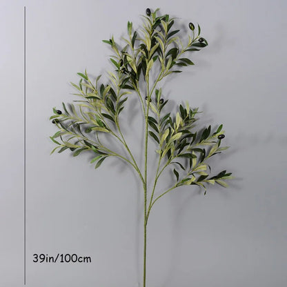 Faux Olive Tree Lifelike Branches Decor