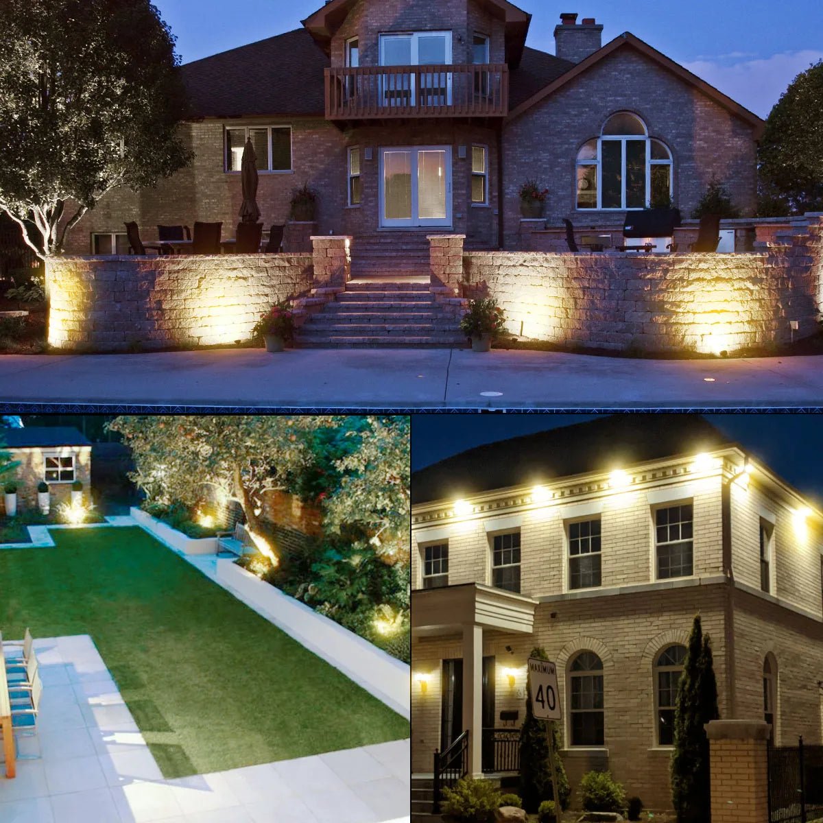 Solar Spotlights 5-Piece Set Ground Stake Pathway Lights