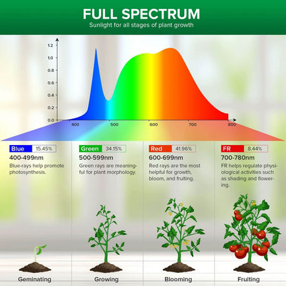 PAR20 LED Grow Light, 10W Full Spectrum Remote, Plant Bulb