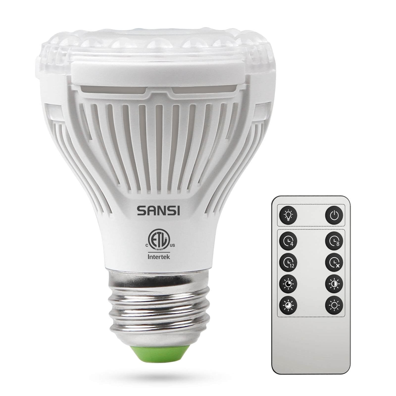 PAR20 LED Grow Light, 10W Full Spectrum Remote, Plant Bulb