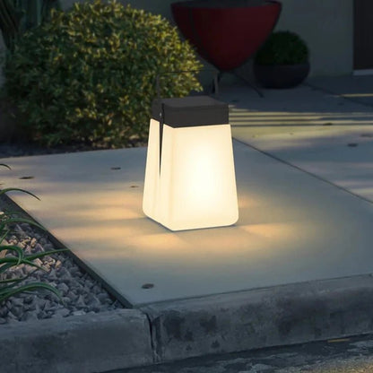 Solar Box Lantern LED IP65 Dusk-to-Dawn Outdoor Decor