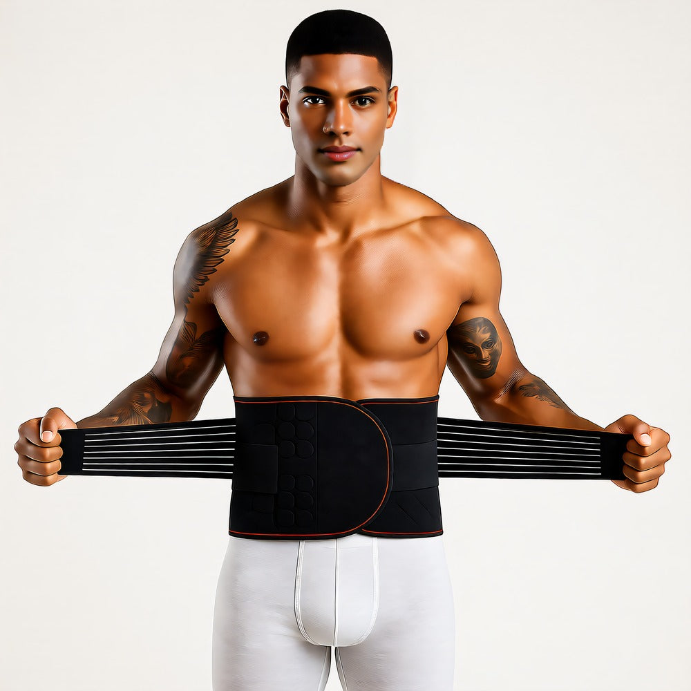 Ergonomic Lumbar Support Belt, Adjustable, Pain Relief