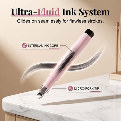 Liquid Eyebrow Pen, Smudge-Proof, Beginner-Friendly, For Brows