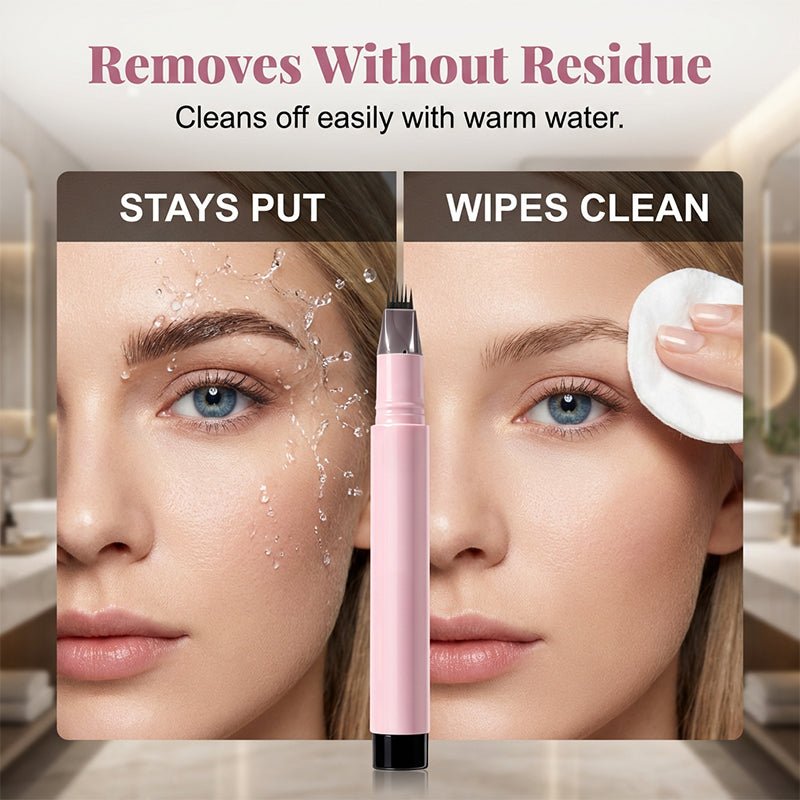 Liquid Eyebrow Pen, Smudge-Proof, Beginner-Friendly, For Brows