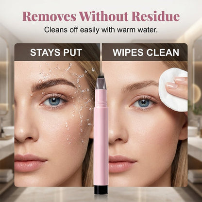 Liquid Eyebrow Pen, Smudge-Proof, Beginner-Friendly, For Brows