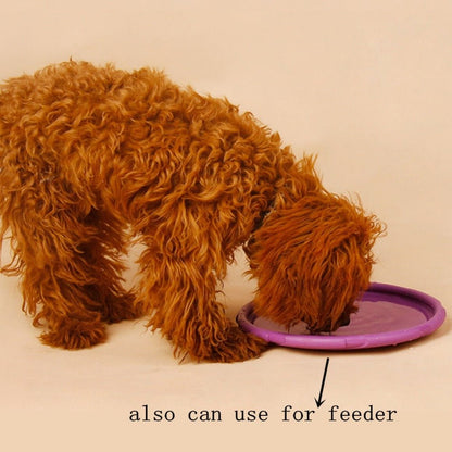 Dog Flying Disc, Durable Natural Rubber, Floats, Fetch Toy