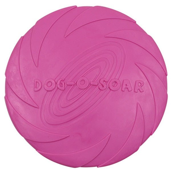 Dog Flying Disc, Durable Natural Rubber, Floats, Fetch Toy