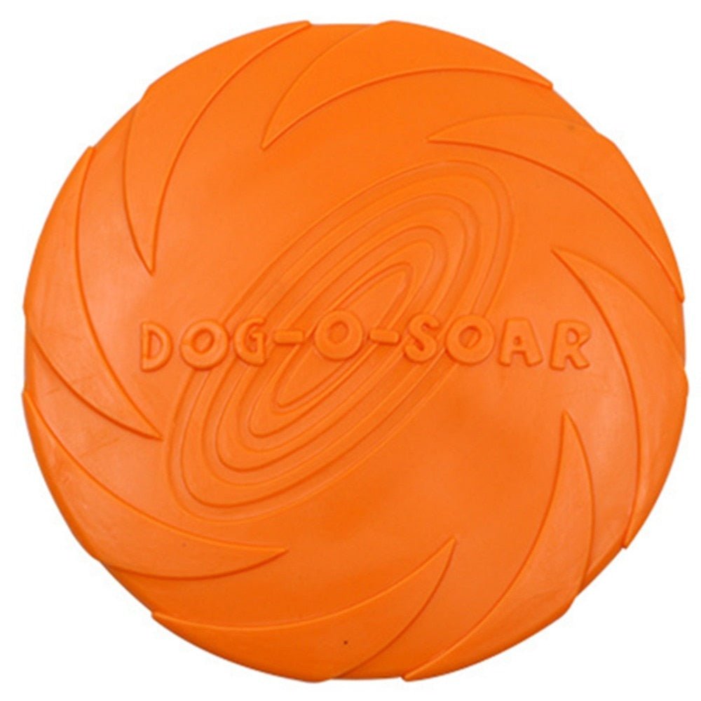 Dog Flying Disc, Durable Natural Rubber, Floats, Fetch Toy