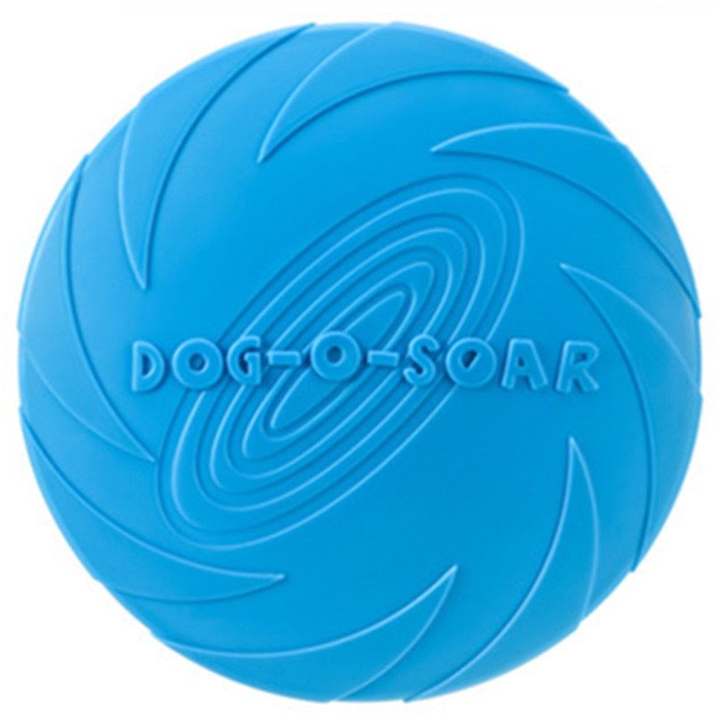 Dog Flying Disc, Durable Natural Rubber, Floats, Fetch Toy