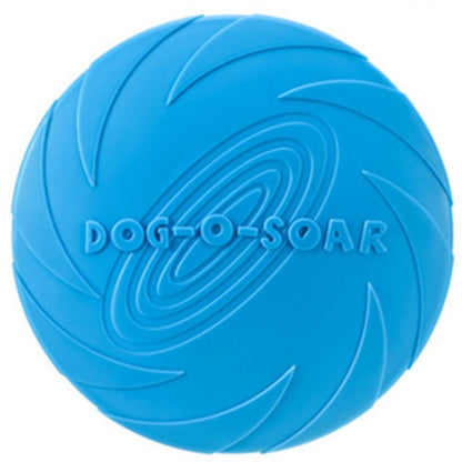 Dog Flying Disc, Durable Natural Rubber, Floats, Fetch Toy