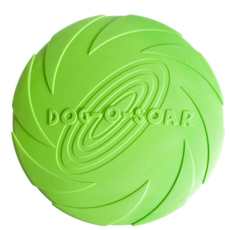 Dog Flying Disc, Durable Natural Rubber, Floats, Fetch Toy