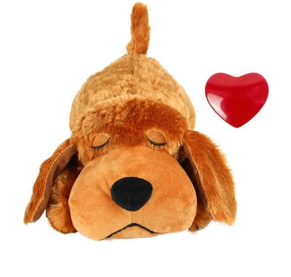 Dog Lovey Toy Heartbeat Soft Anxiety Relief