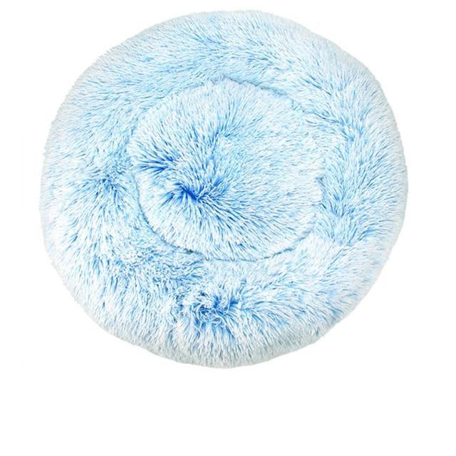 Cloud Donut Dog Bed, Anti-Anxiety, Vegan Fur, Calming