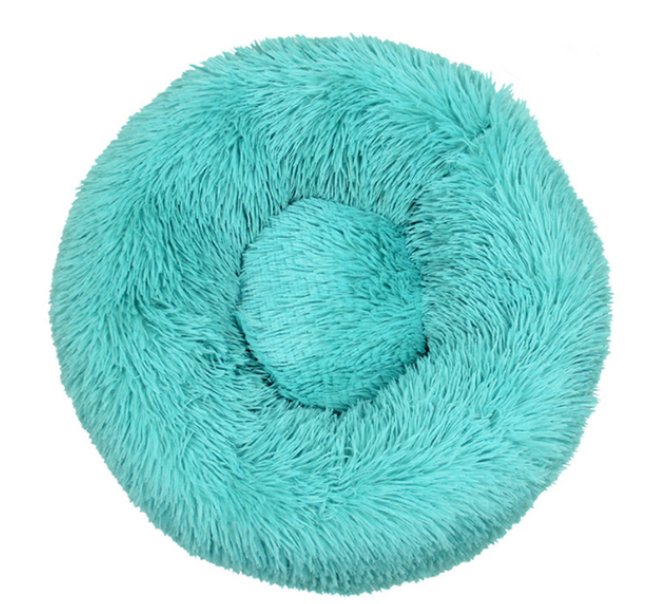 Cloud Donut Dog Bed, Anti-Anxiety, Vegan Fur, Calming