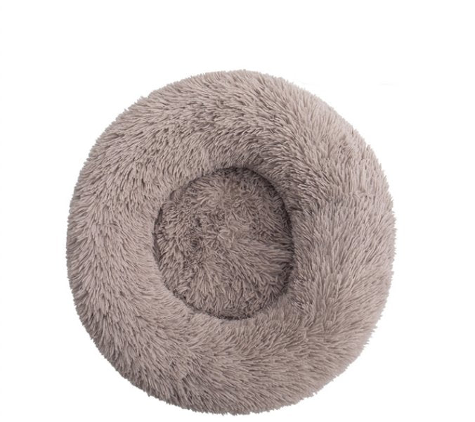 Cloud Donut Dog Bed, Anti-Anxiety, Vegan Fur, Calming