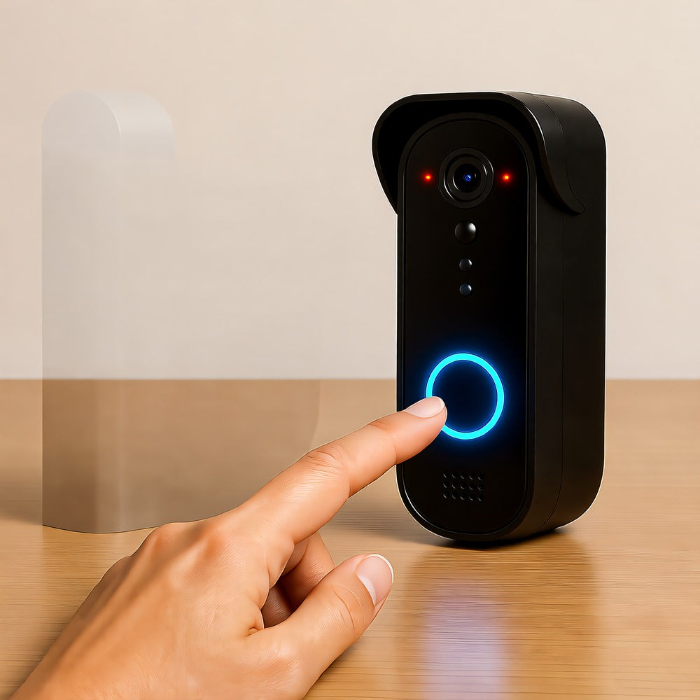 Smart Door Camera, 1080P HD Night Vision, Motion Alerts