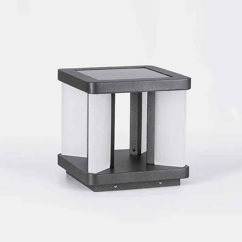 Solar Post Lamp LED Dusk-to-Dawn Waterproof Outdoor