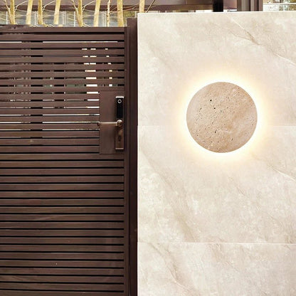 Stone Wall Light, LED, IP65, Natural Stone, Hardwired, Indoor Outdoor