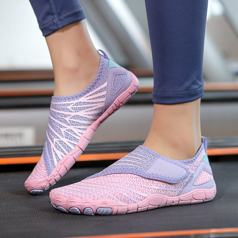 Solyn-Mauve Slip-on Breathable Sports Shoe Casual Athletic