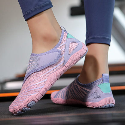Solyn-Mauve Slip-on Breathable Sports Shoe Casual Athletic