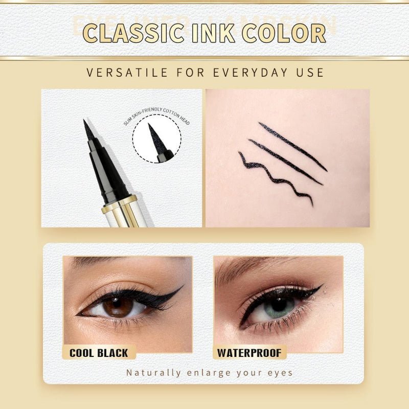 Eyeliner Pen, Waterproof Liquid, 0.01mm Tip
