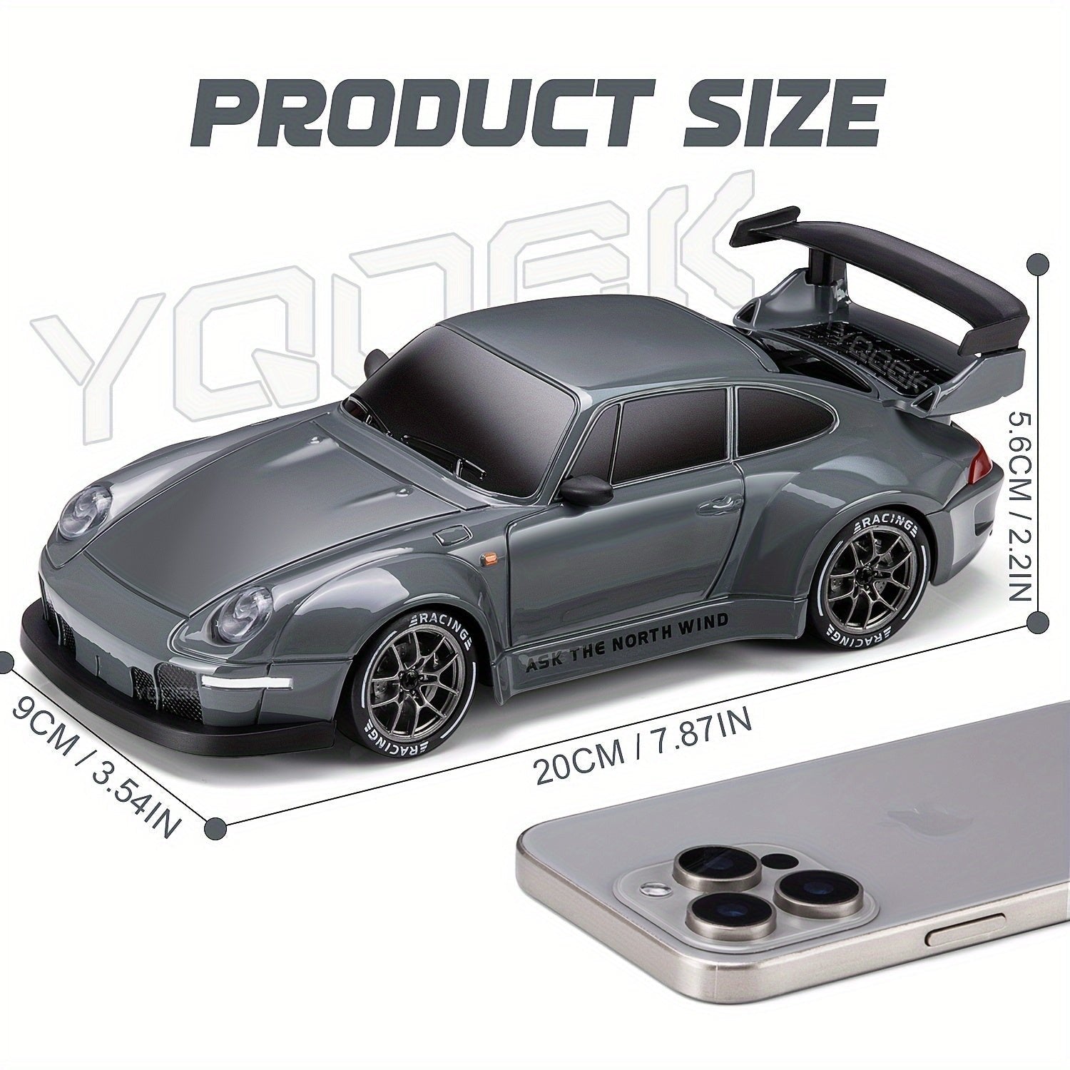 RC Drift Car, 4WD, 2.4GHz, Rechargeable, Toy