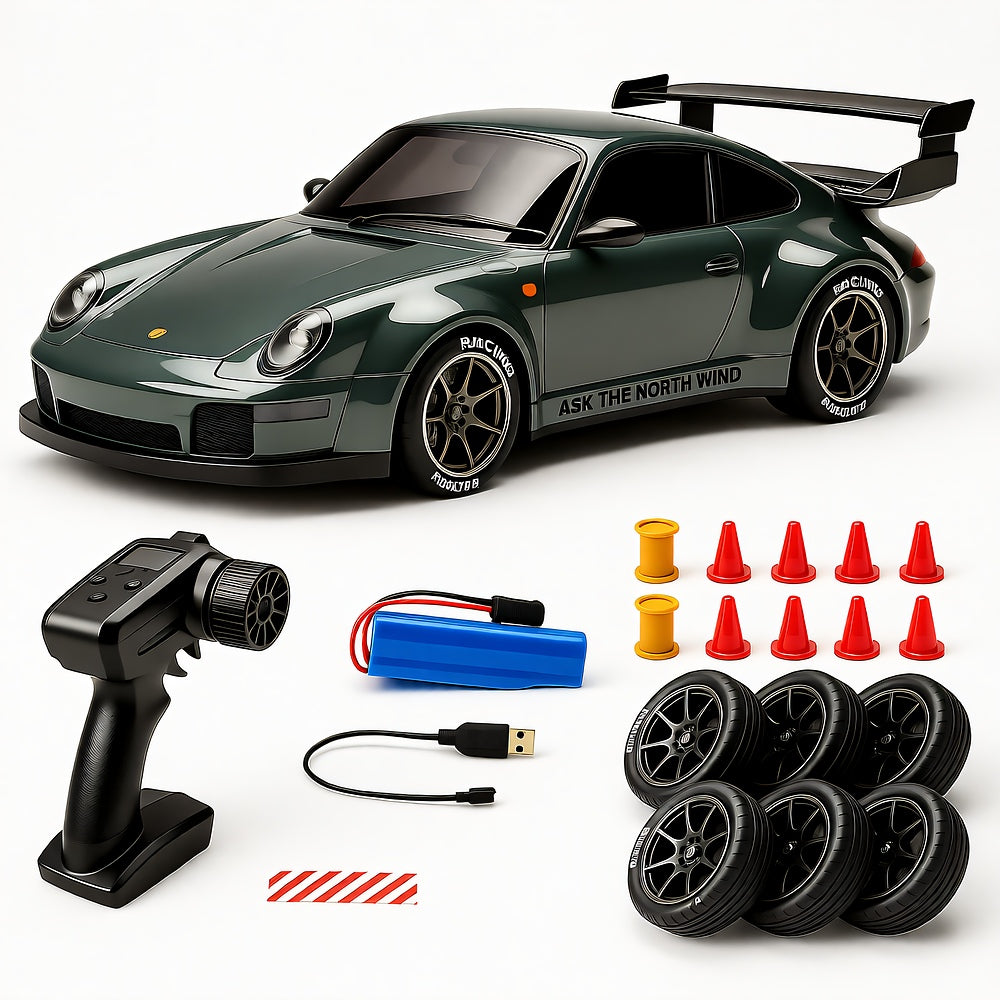 RC Drift Car, 4WD, 2.4GHz, Rechargeable, Toy