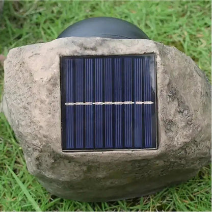 Solar Stone Pathway Lights LED Resin Outdoor