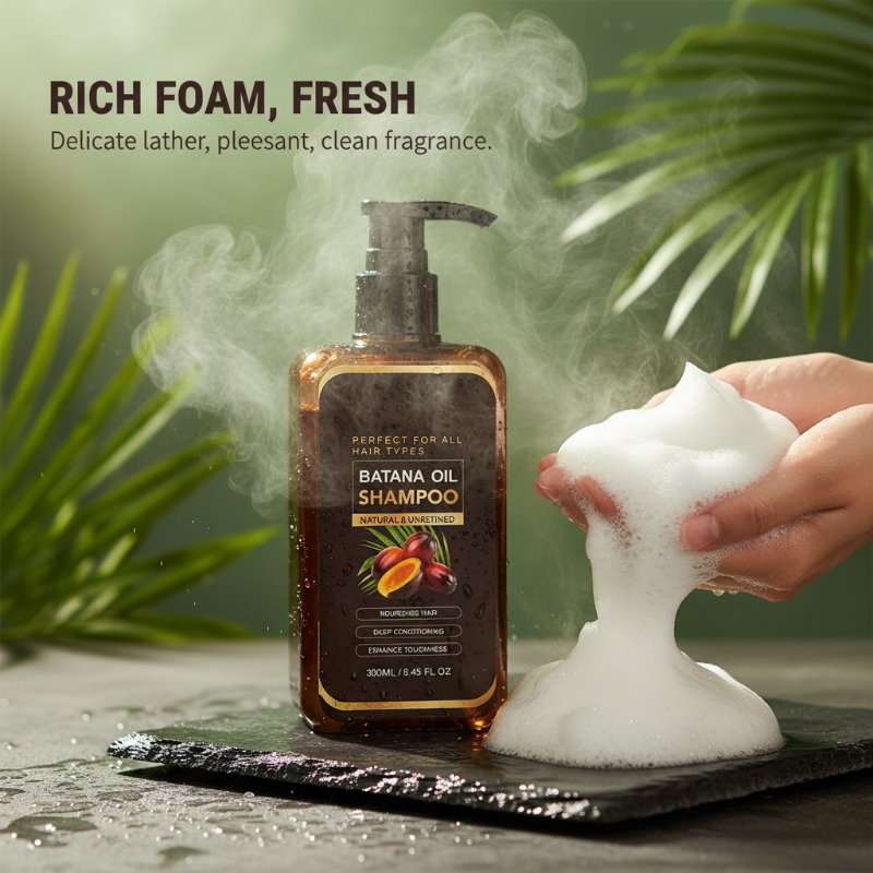 Batana Oil Shampoo, Nourishing & Smoothing, For All Hair Types