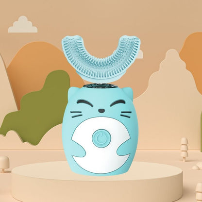 Baby Electric Toothbrush, U-Shape, Silicone Head, Ages 2-6