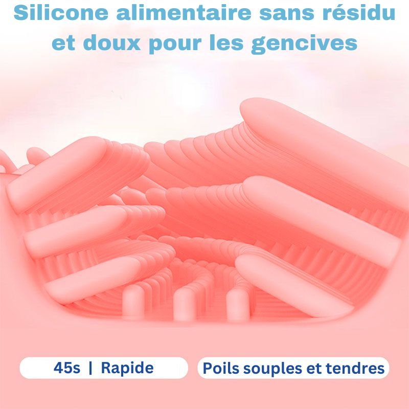 Baby Electric Toothbrush, U-Shape, Silicone Head, Ages 2-6