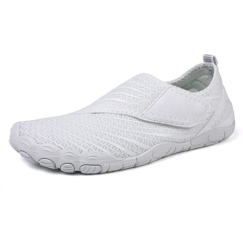 Sports Shoe Off White Slip-On Mesh Casual Athletic
