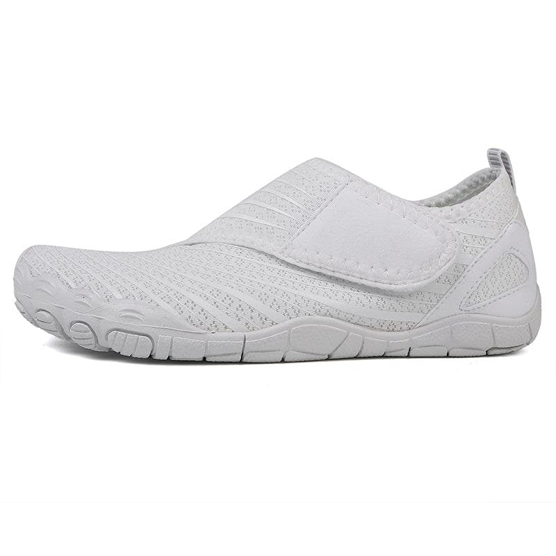 Sports Shoe Off White Slip-On Mesh Casual Athletic