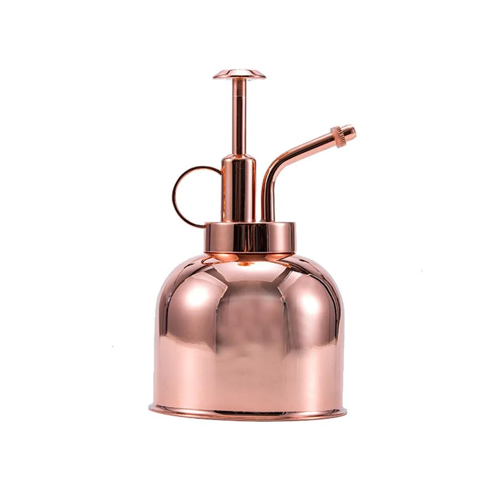 Gold Plant Spray Bottle, Brass, 6in, Indoor Plant Mister