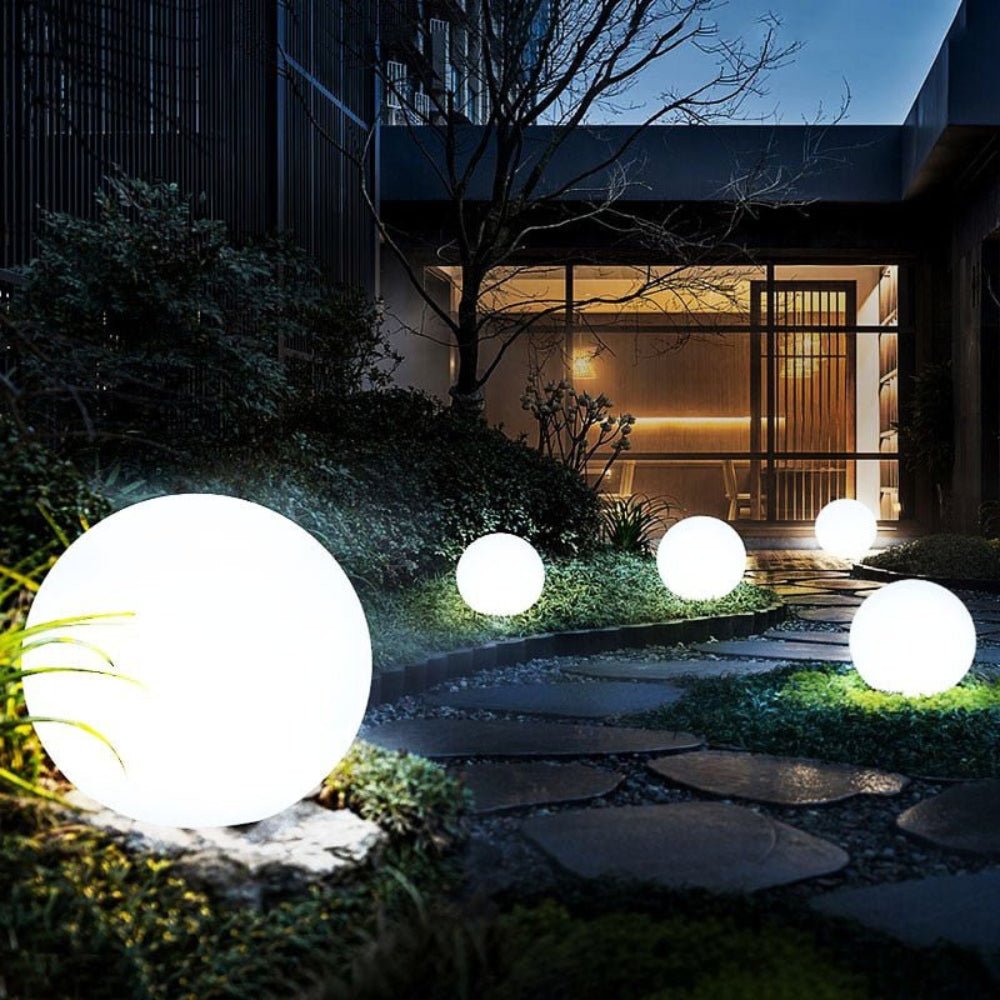 Solar Globe Light, Waterproof 16 Color Dusk-to-Dawn, Wireless Outdoor