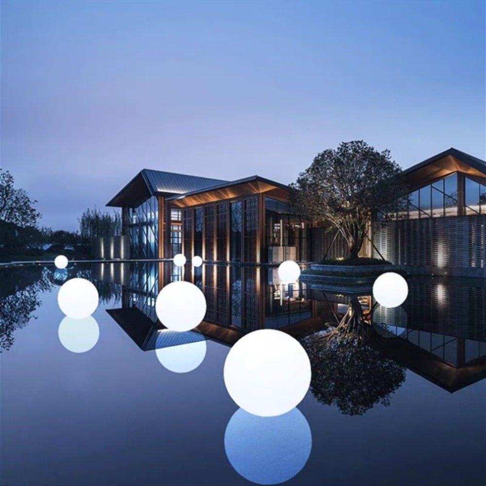 Solar Globe Light, Waterproof 16 Color Dusk-to-Dawn, Wireless Outdoor