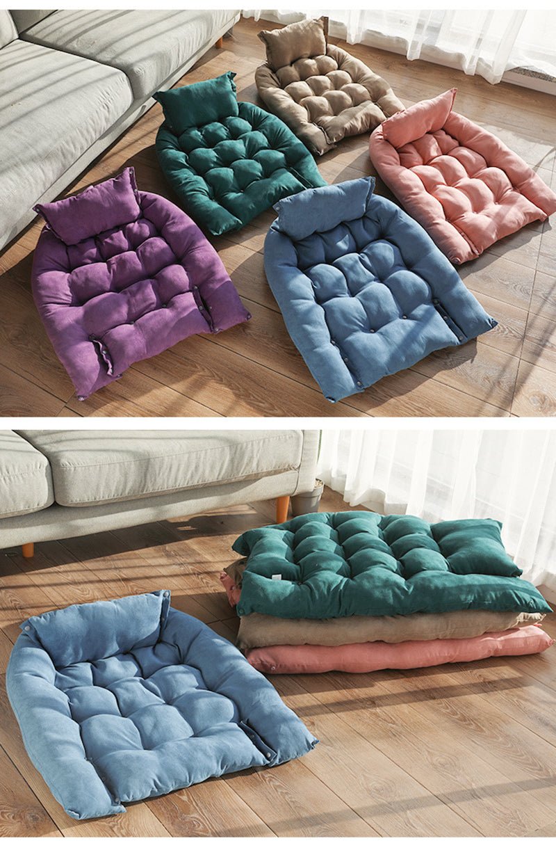 Adjustable Dog Nest Bed, Cotton Filled, Machine Washable Comfort