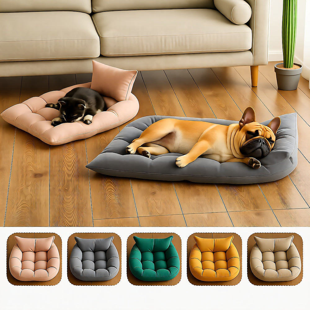 Adjustable Dog Nest Bed, Cotton Filled, Machine Washable Comfort