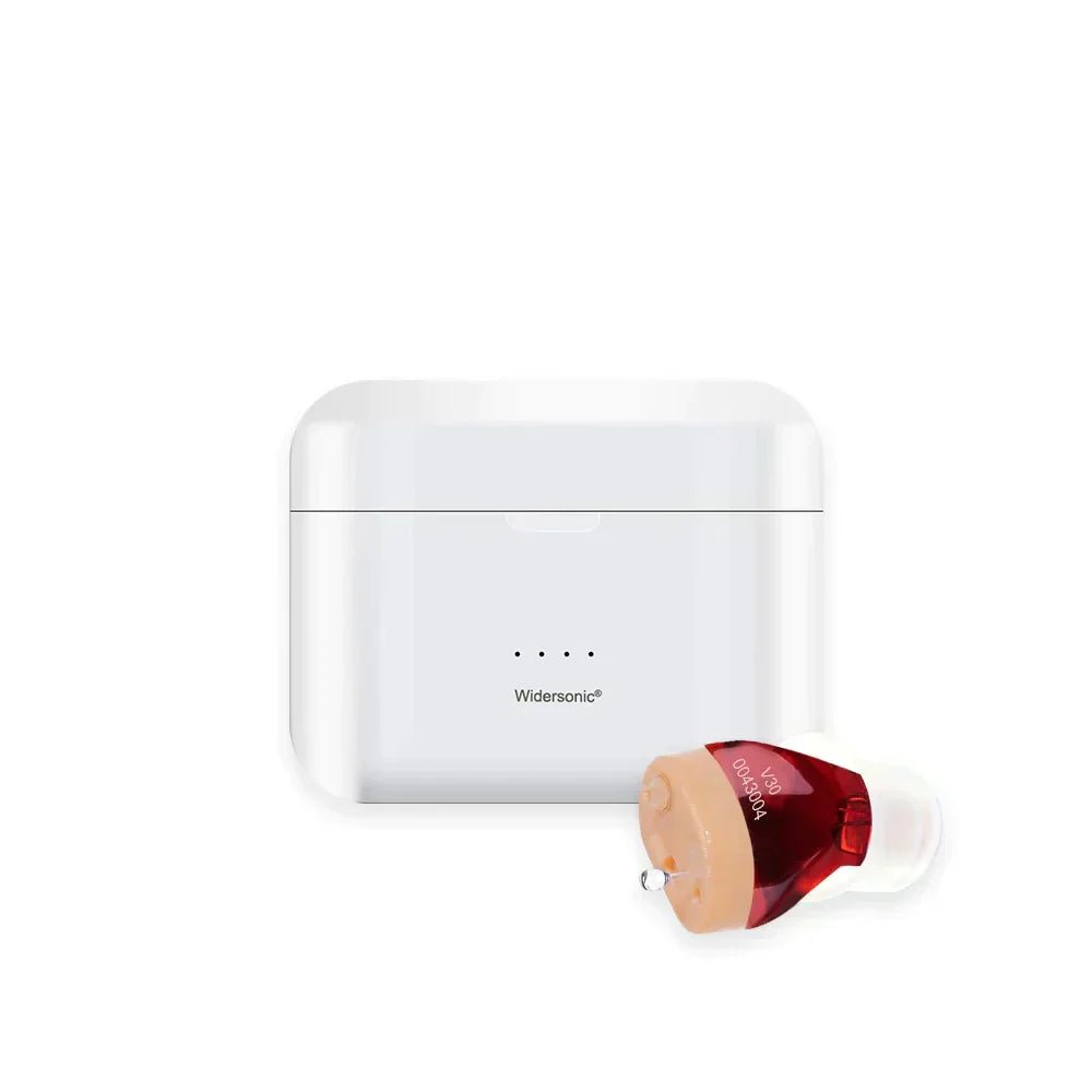 Invisible Rechargeable Hearing Aid, In-Ear, Mild to Severe Hearing Loss