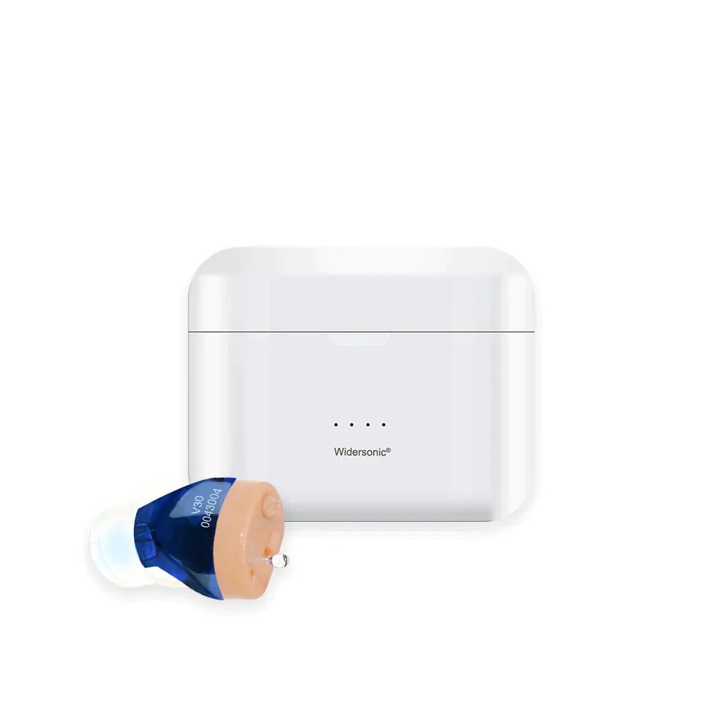 Invisible Rechargeable Hearing Aid, In-Ear, Mild to Severe Hearing Loss