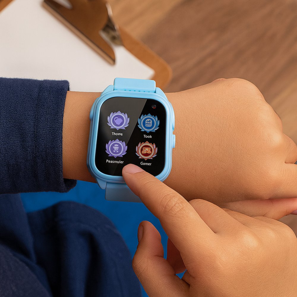 Kids' Smart Watch, Touchscreen, Silicone Strap
