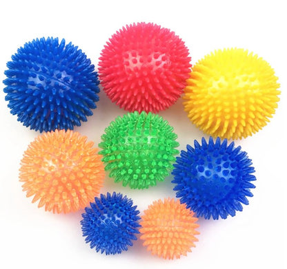 Spiky Squeaker Ball, TPR Dental Dog Chew Toy