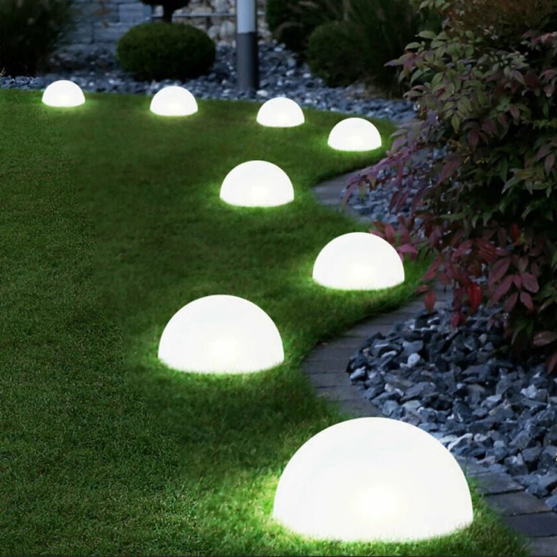 Solar Dome Light 16-Color Dimmable IP65 Dusk-to-Dawn Outdoor Patio Garden
