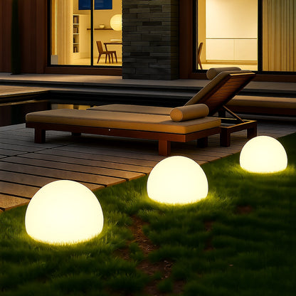 Solar Dome Light 16-Color Dimmable IP65 Dusk-to-Dawn Outdoor Patio Garden