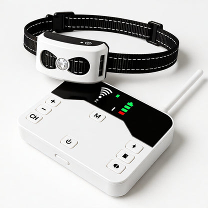 Training Collar & Wireless Fence, 2-in-1, IP65, 300m Dog Training