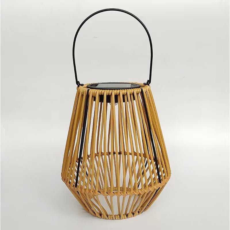 Woven Solar Lantern, Outdoor, Garden Decor